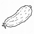 Cucumber coloring pages to download and print for free