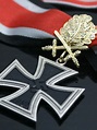German WWII Knight's Cross with Golden Oak Leaves, Swords and Diamonds