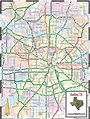 Dallas mapa de la Ciudad de mapa de Dallas (Texas - USA)
