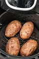Air Fryer Baked Potatoes (easiest method) • Domestic Superhero