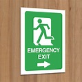 Printable Emergency Exit Sign