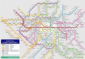 Mapa metro paris - Electrophoretic