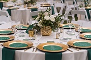 Mountain Wedding with an Emerald Green and Gold Color Theme | Vail Real ...
