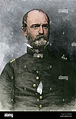 Confederate General Lewis Armistead, US Civil War. Hand-colored Stock ...