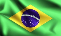 Brazil 3d flag 1228895 Vector Art at Vecteezy
