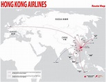 civil aviation: Hong Kong Airlines route map
