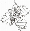 Heart Tattoo Drawings Heart How To Draw A Rose | Best Tattoo Ideas