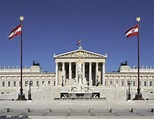 Austrian Parliament building Vienna renovation project
