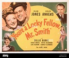 YOU'RE A LUCKY FELLOW, MR. SMITH, US lobbycard, top left: Evelyn Ankers ...