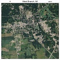 Aerial Photography Map of West Branch, MI Michigan