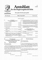 Amtsblatt für den Regierungsbezirk Köln - Bezirksregierung Köln