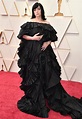 Billie Eilish rocks black ruffles on Oscars 2022 red carpet
