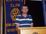 Frank Sackett Speaks to Rotary June 30 | Rotary Club of Iowa Great Lakes