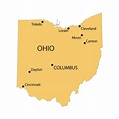 Map of Ohio - Guide of the World