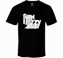 Thin Lizzy 70s Classic Rock Vintage Band Worn Look Music T Shirt