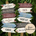 Wonderland Directional Signs Party Pack Printable Alice in - Etsy