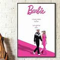 Margot Robbie x Ryan Gosling Barbie Movie 2023 Poster - Bunbotee