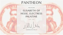Elisabeth of Hesse, Electress Palatine Biography - Electress Palatine ...