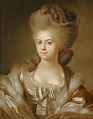 Duchess Elisabeth Wilhelmine's coiffure is one of those high wide ...