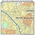 Aerial Photography Map of Wyckoff, NJ New Jersey