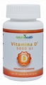 Vitamina D3 5000 Ui 60 Cápsulas Natural Health 3 Frascos | VITAZONE
