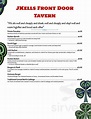 Front Door Tavern menu in Beaver Falls, Pennsylvania, USA