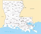 Louisiana Map With Cities And Roads | semashow.com