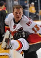 Olli Jokinen warms up for his 1000th NHL game. | Nhl games, Nhl hockey, Nhl