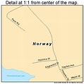 Norway Maine Street Map 2353965