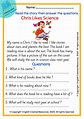Reading Comprehension Basic Skills Worksheets - English Created Resources