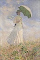 DONNA CON PARASOLE (Saggio di figura en plein air) - Claude Monet ...