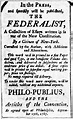 Sizing Up The House of Representatives - Federalist #58