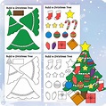 Free Christmas Tree Printable | Cut & Paste Activity | Mrs. Merry