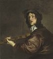 Sir Peter Lely (Soest, Westphalia 1618-1680 London) , A man playing a ...