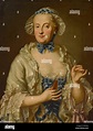 Maria Anna Sophia of Saxony, Electress of Bavaria (1728-1797) with a ...