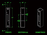 Locker 1 DWG Block for AutoCAD • Designs CAD