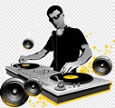 Dj illustration, disc jockey dj mixer discoteca, dj, electrónica ...