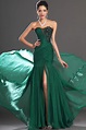 Vestido de noche verde jade 8 pendant | Strapless evening dress, Prom ...