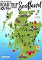 Ultimate Map Of Things To See When Visiting Scotland - Hand Luggage ...