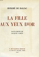 La fille aux yeux d or balzac honoré de