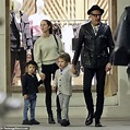 Jeff Goldblum, 67, and wife Emilie, 37, walk hand-in-hand with sons ...