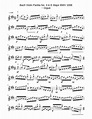 Bach - Violin Partita No. 3 in E Major BWV 1006 Gigue 132 Sheet music ...
