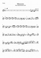 Memories (Easy/Intermediate Level) (Maroon 5) - Violin Sheet Music