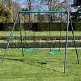 Rebo Children’s Metal Garden Swing Set – Double Swing 5060567554885 | eBay