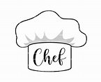 Gorro de chef Svg, Cocinero Svg. Archivo de corte vectorial para Cricut ...