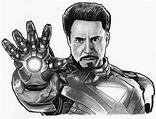 Los mejores Dibujos de Iron Man | Tony Stark a Lápiz