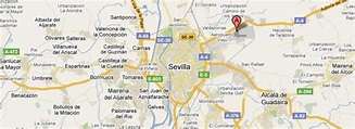 Map of Seville airport: airport terminals and airport gates of Seville