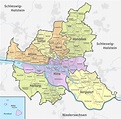 Bezirke und Stadtteile - Hamburgportal