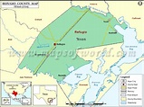Refugio County Map | Map of Refugio County, Texas
