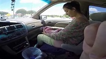 Woman gives birth to baby in car - YouTube